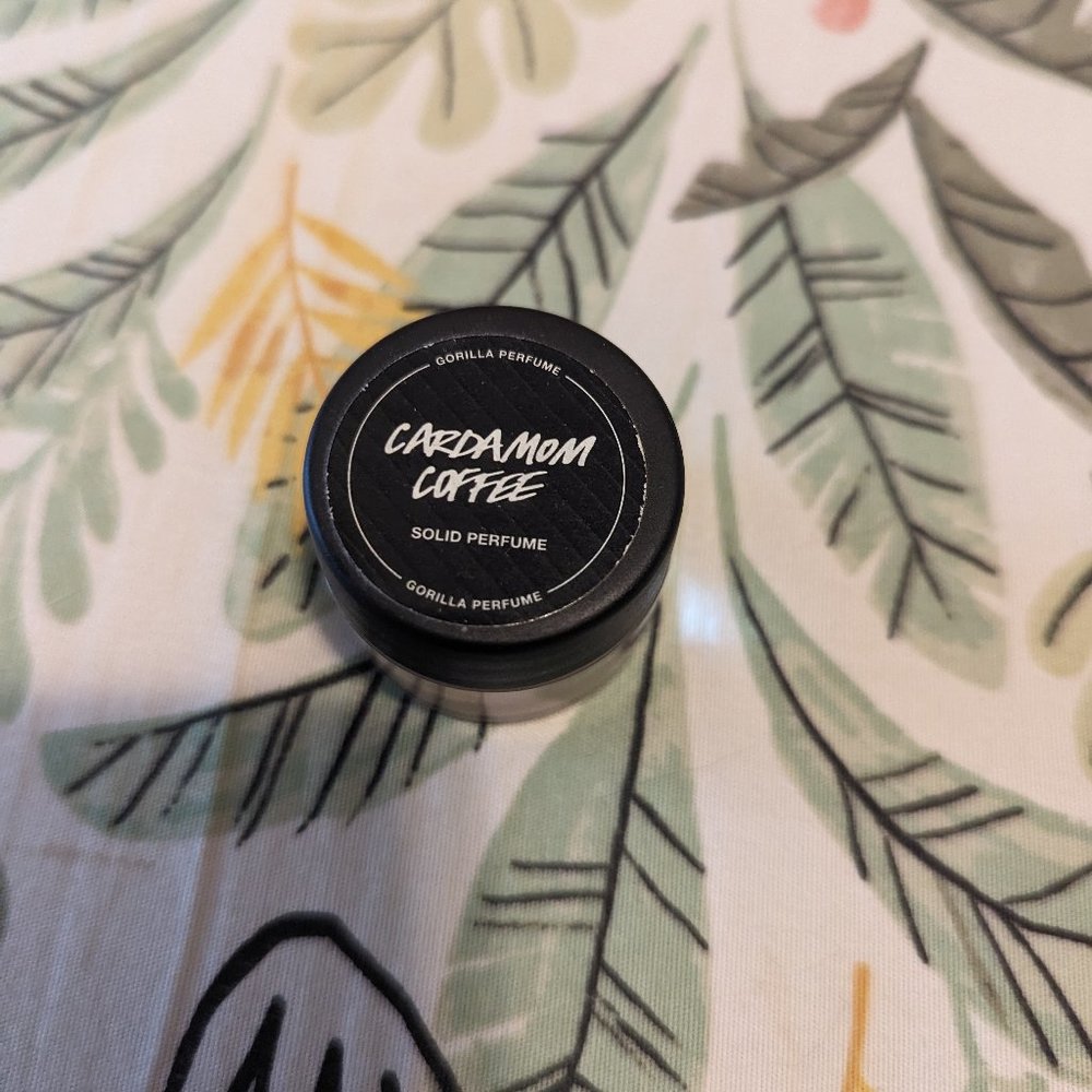 LUSH solid perfume Cardamom Coffee